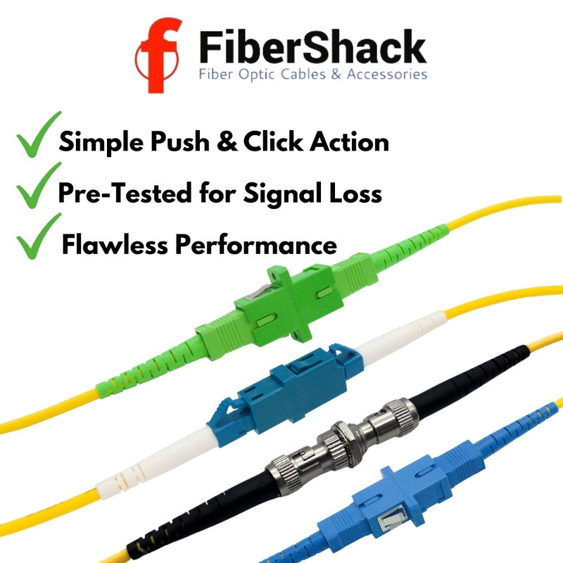 Fibershack - Fiber Optic Coupler Kit - Fiber Optic Connector Kit Includes 26 Fiber Optic Couplers - for ST LC SC/APC SC Cables - Includes Hard Plastic Snap Lock case - Image 5